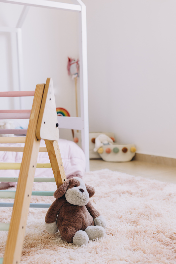 Minimalist Interior of a Baby's Room